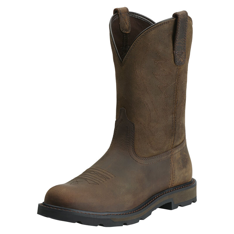 Botas De Trabajo Ariat Groundbreaker Marrones Oscuro Hombre - Chile 593-UERPQO